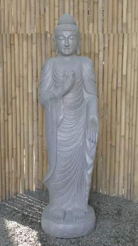 Product image of the product “Standing Buddha with Lotus Flower, ca. 180 cm H ”